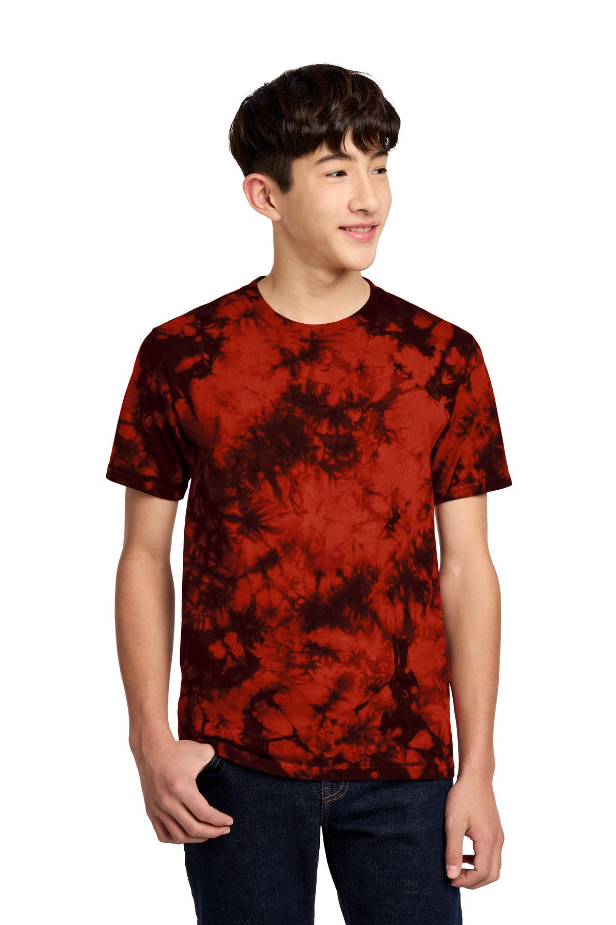 Port & Co Youth Crystal Tie-Dye Tee