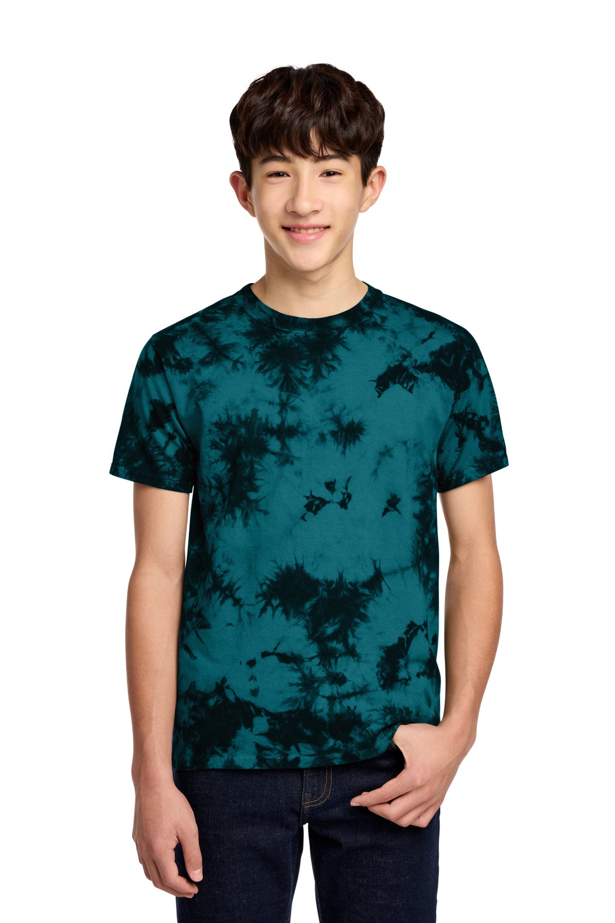Port & Co Youth Crystal Tie-Dye Tee