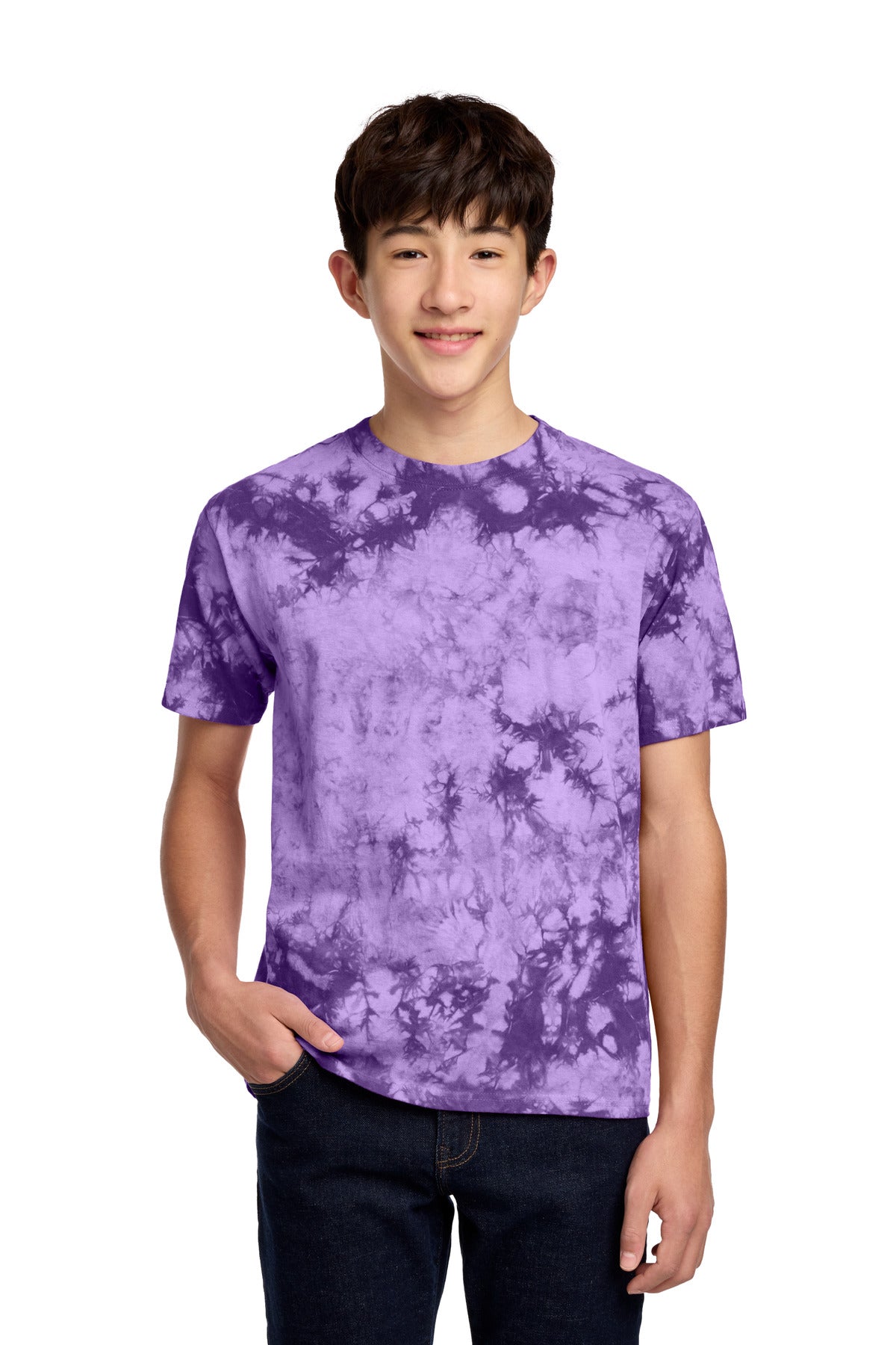 Port & Co Youth Crystal Tie-Dye Tee
