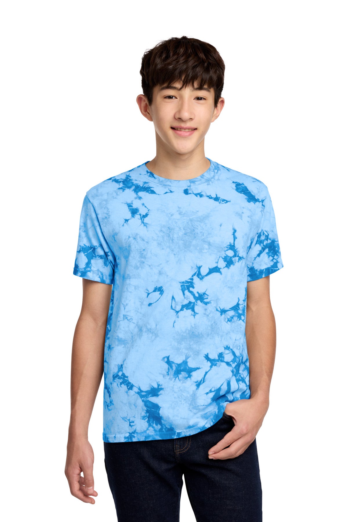 Port & Co Youth Crystal Tie-Dye Tee