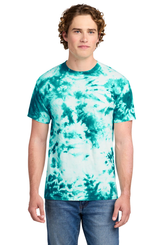 Port & Co Crystal Tie-Dye Tee PC145 - Teal