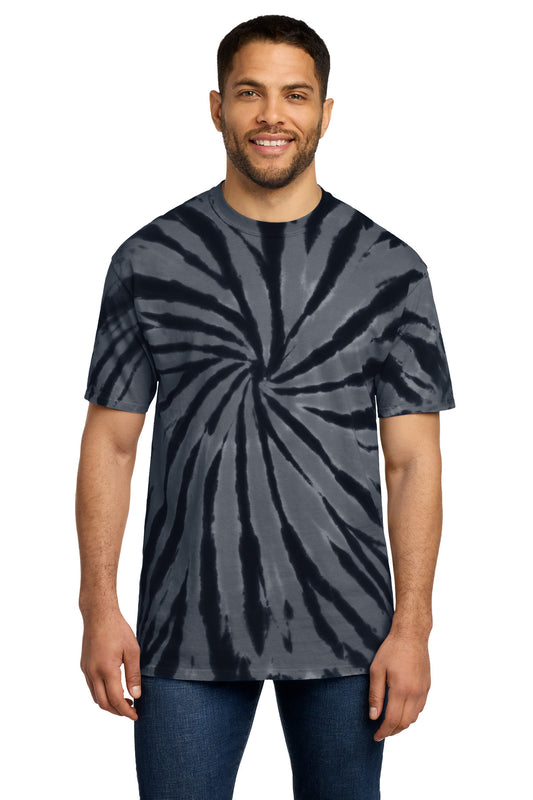 Port & Co Tie-Dye Tee. PC147 - Black
