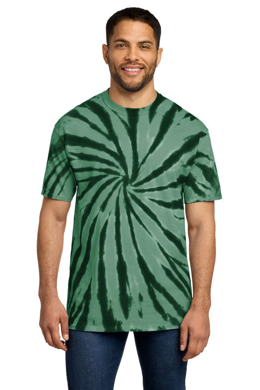 Port & Co Tie-Dye Tee. PC147 - Forest Green