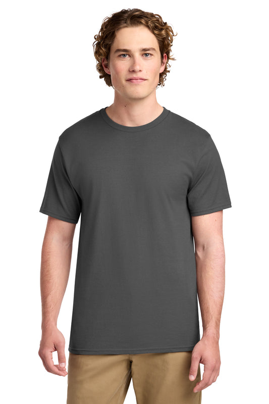Port & Co Ring Spun Cotton Tee. PC150 - Charcoal