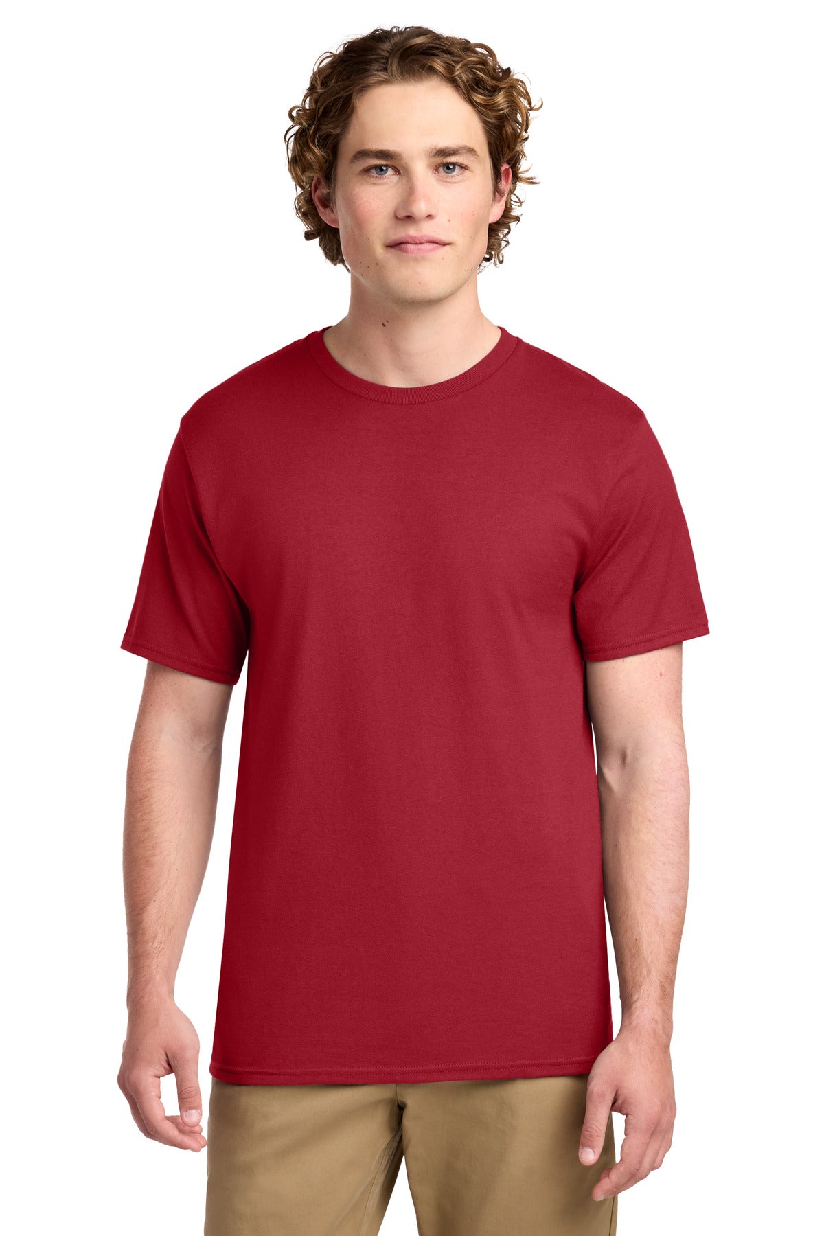 Port & Co Ring Spun Cotton Tee. PC150 - Red