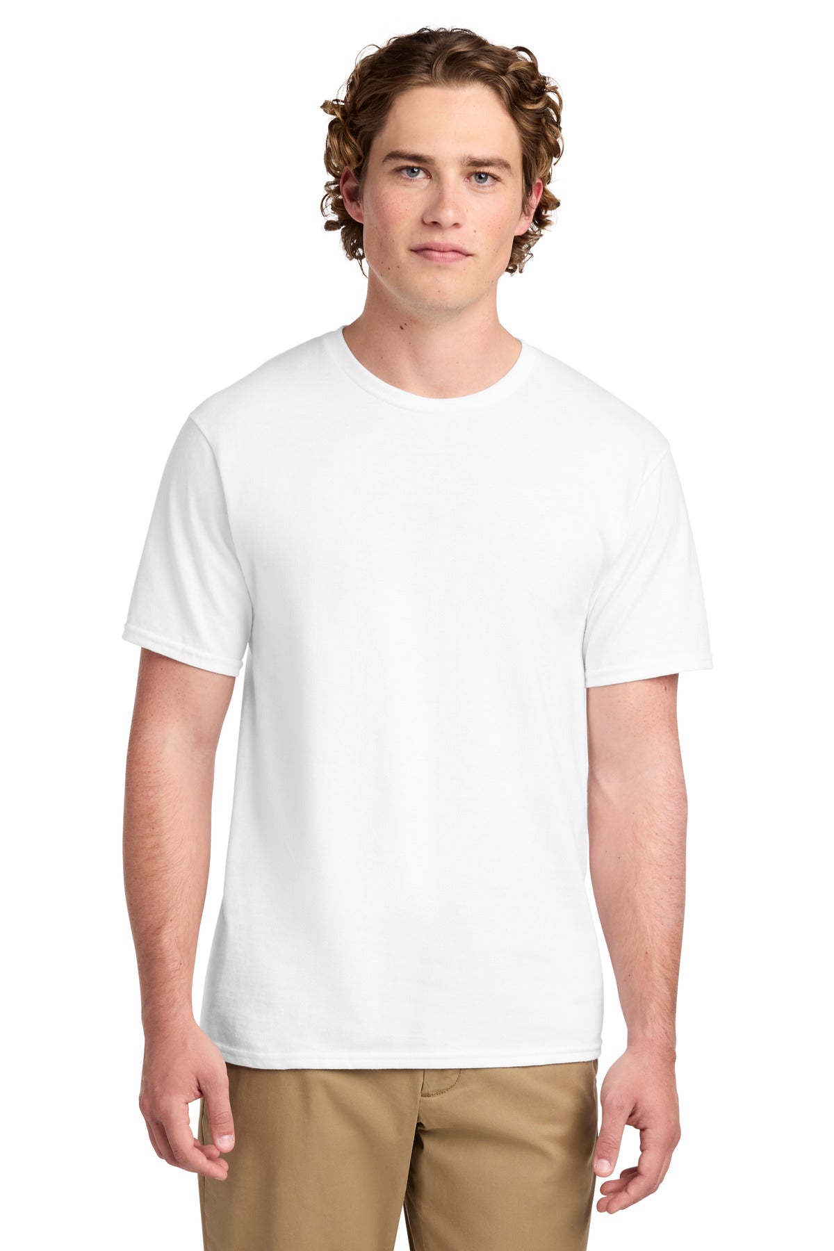 Port & Co Ring Spun Cotton Tee. PC150 - White