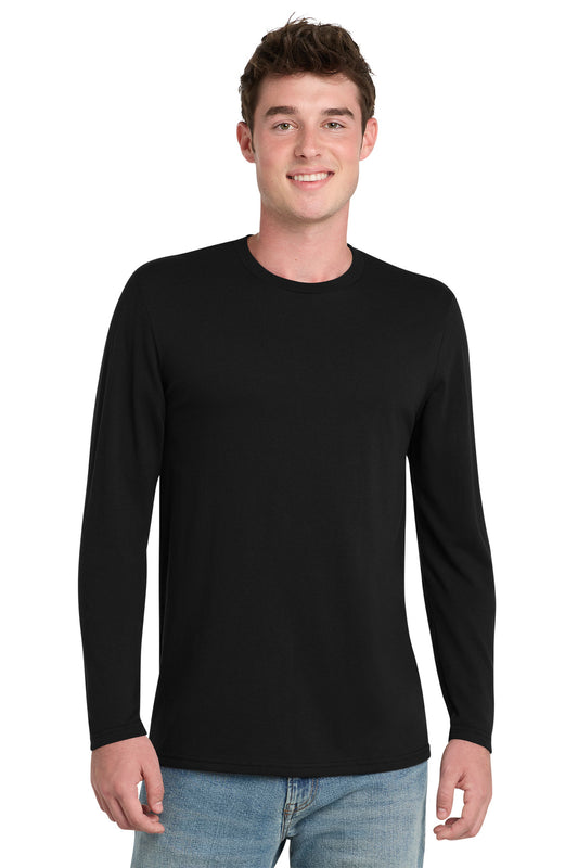 Port & Co Tri-Blend Long Sleeve Tee. PC330LS - Black