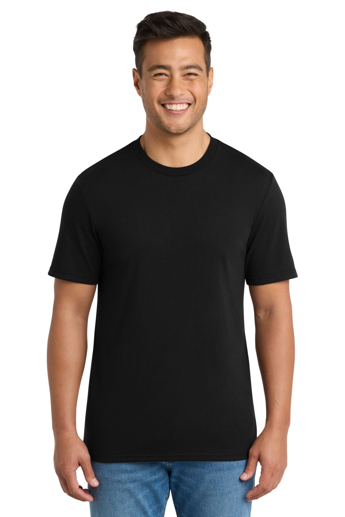 Port & Co Tri-Blend Tee. PC330 - Black