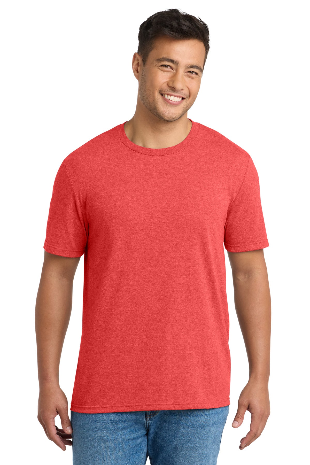 Port & Co Tri-Blend Tee. PC330 - Bright Red Heather