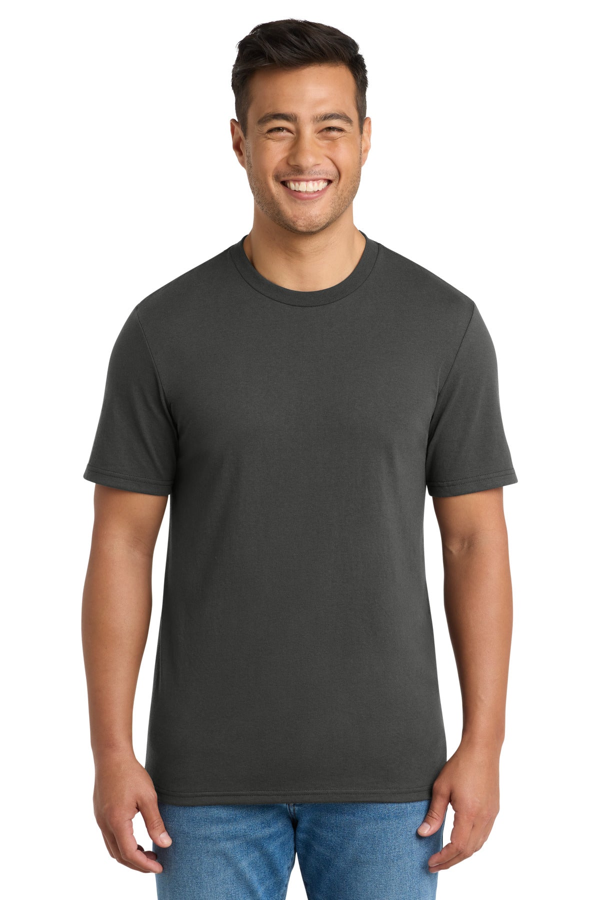Port & Co Tri-Blend Tee. PC330 - Coal Grey