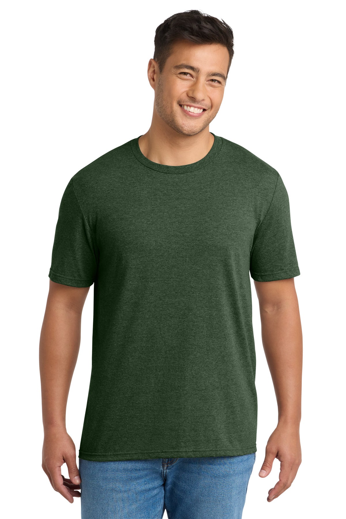 Port & Co Tri-Blend Tee. PC330 - Forest Green Heather