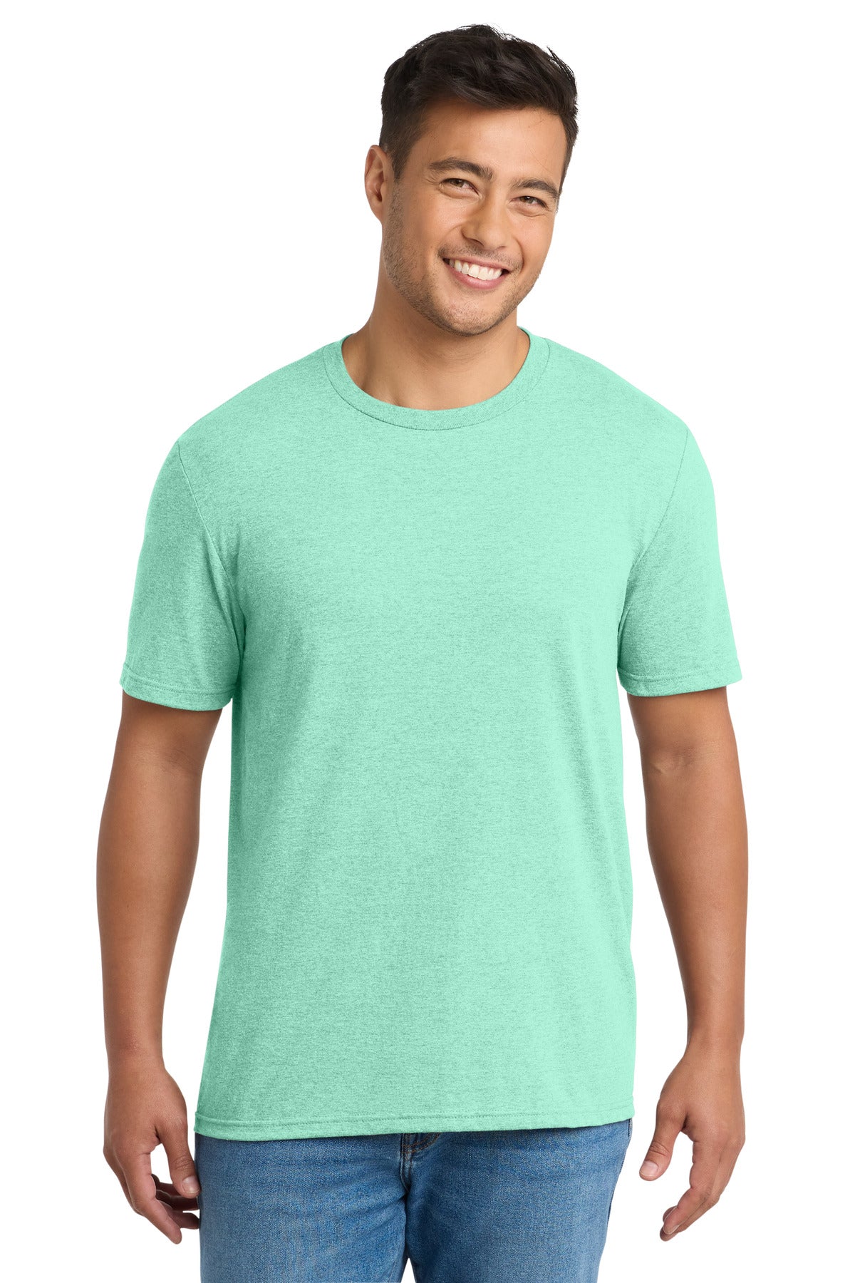 Port & Co Tri-Blend Tee. PC330 - Heather Jadeite