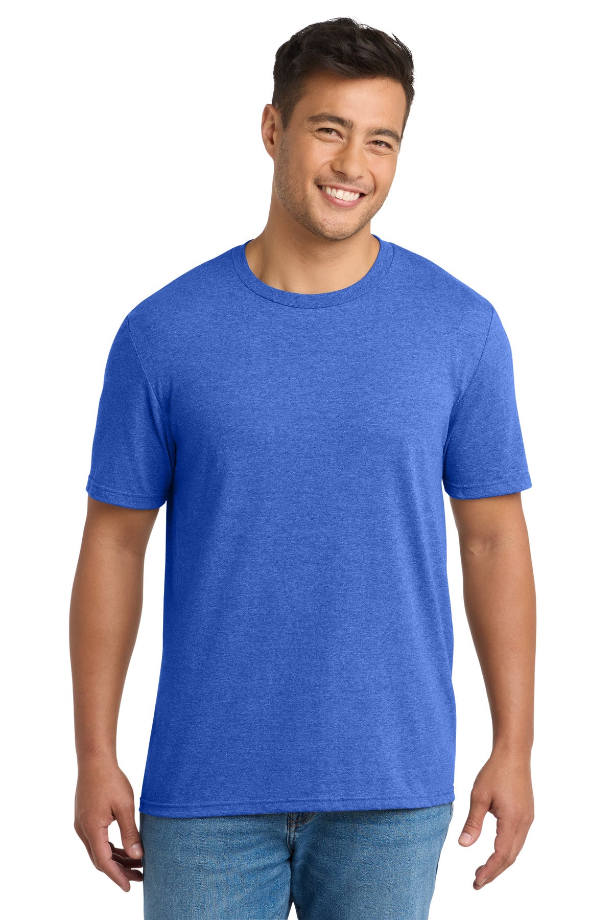 Port & Co Tri-Blend Tee. PC330 - Heather Royal