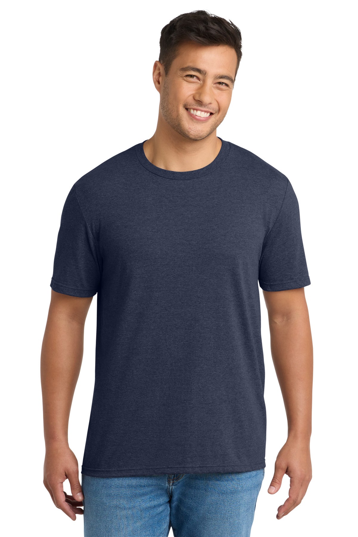 Port & Co Tri-Blend Tee. PC330 - Team Navy Heather