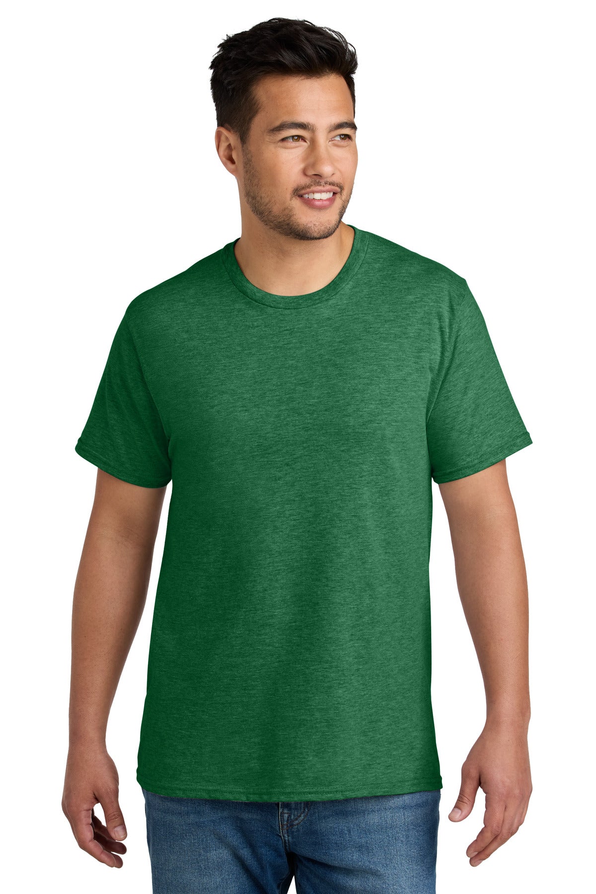 Port & Co CVC Tee PC340 - Athletic Kelly Green Heather