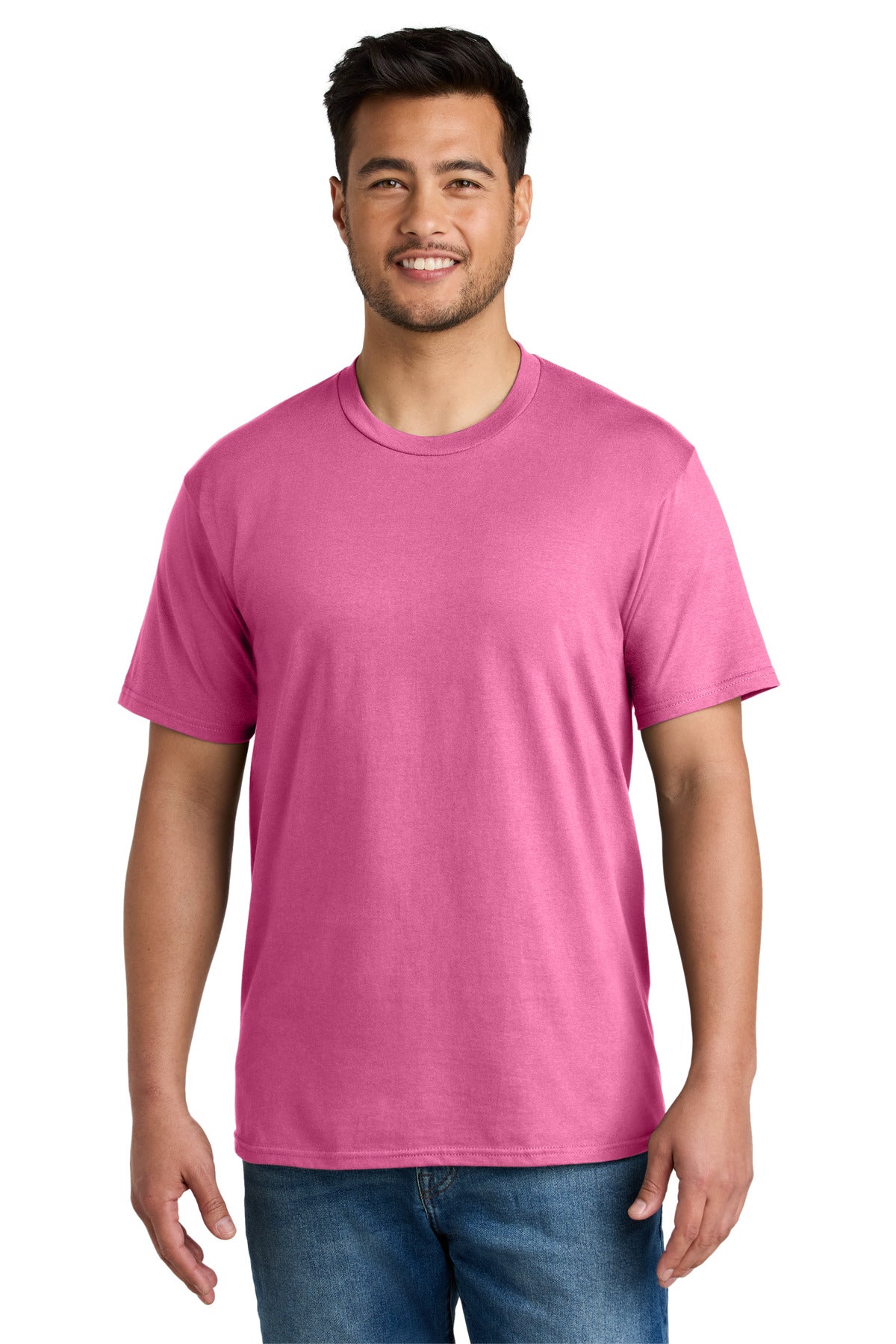 Port & Co CVC Tee PC340 - Awareness Pink