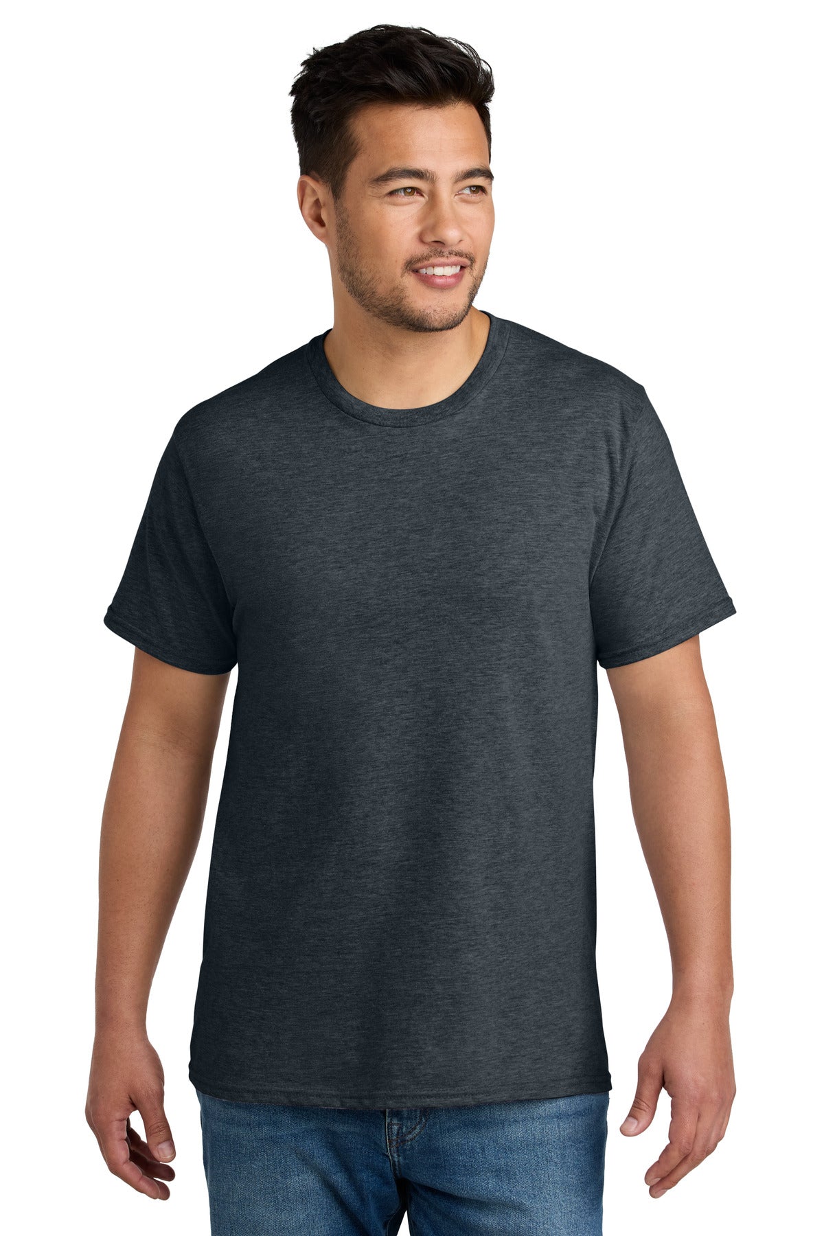 Port & Co CVC Tee PC340 - Dark Heather Grey