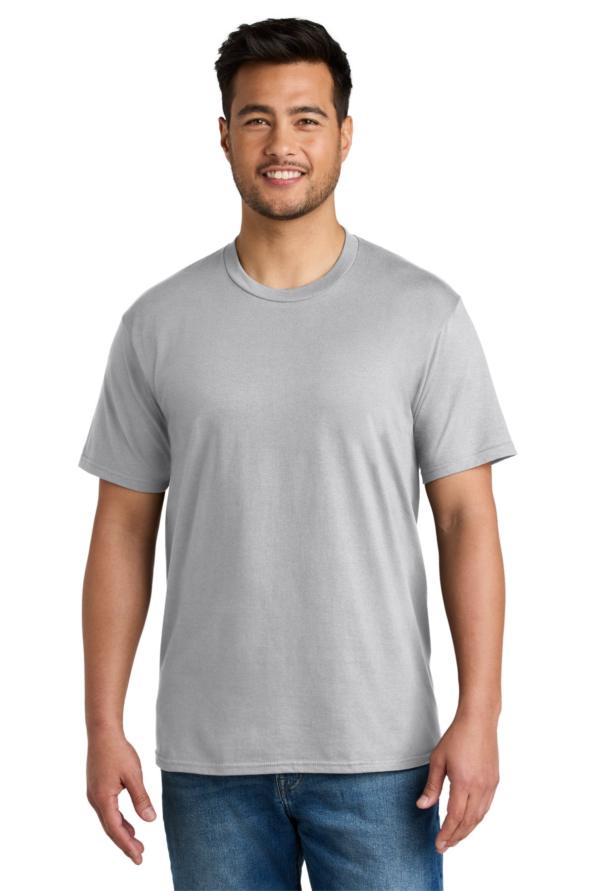 Port & Co CVC Tee PC340 - Silver