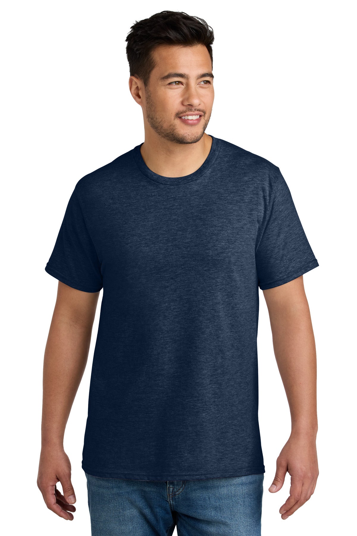 Port & Co CVC Tee PC340 - Team Navy Heather