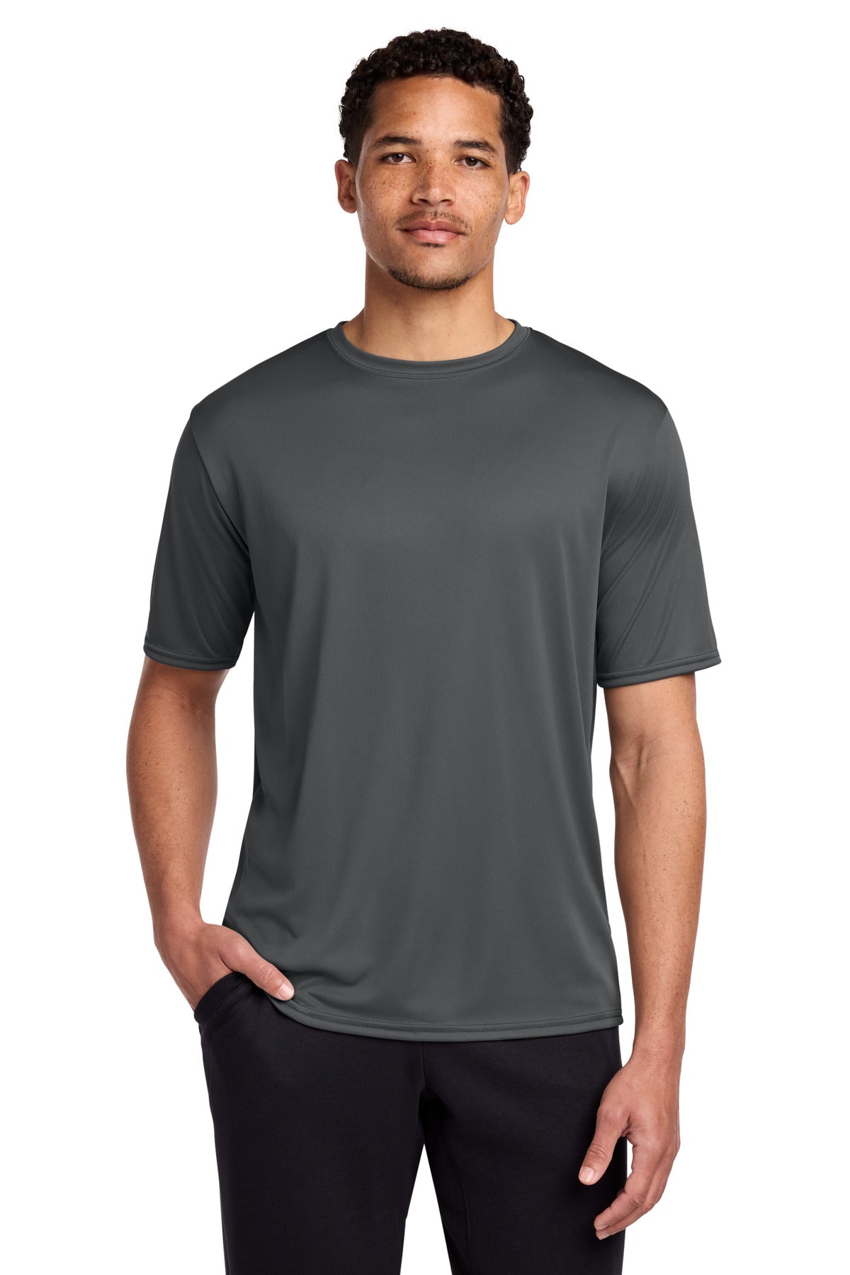 Port & Co Performance Tee. PC380 - Charcoal