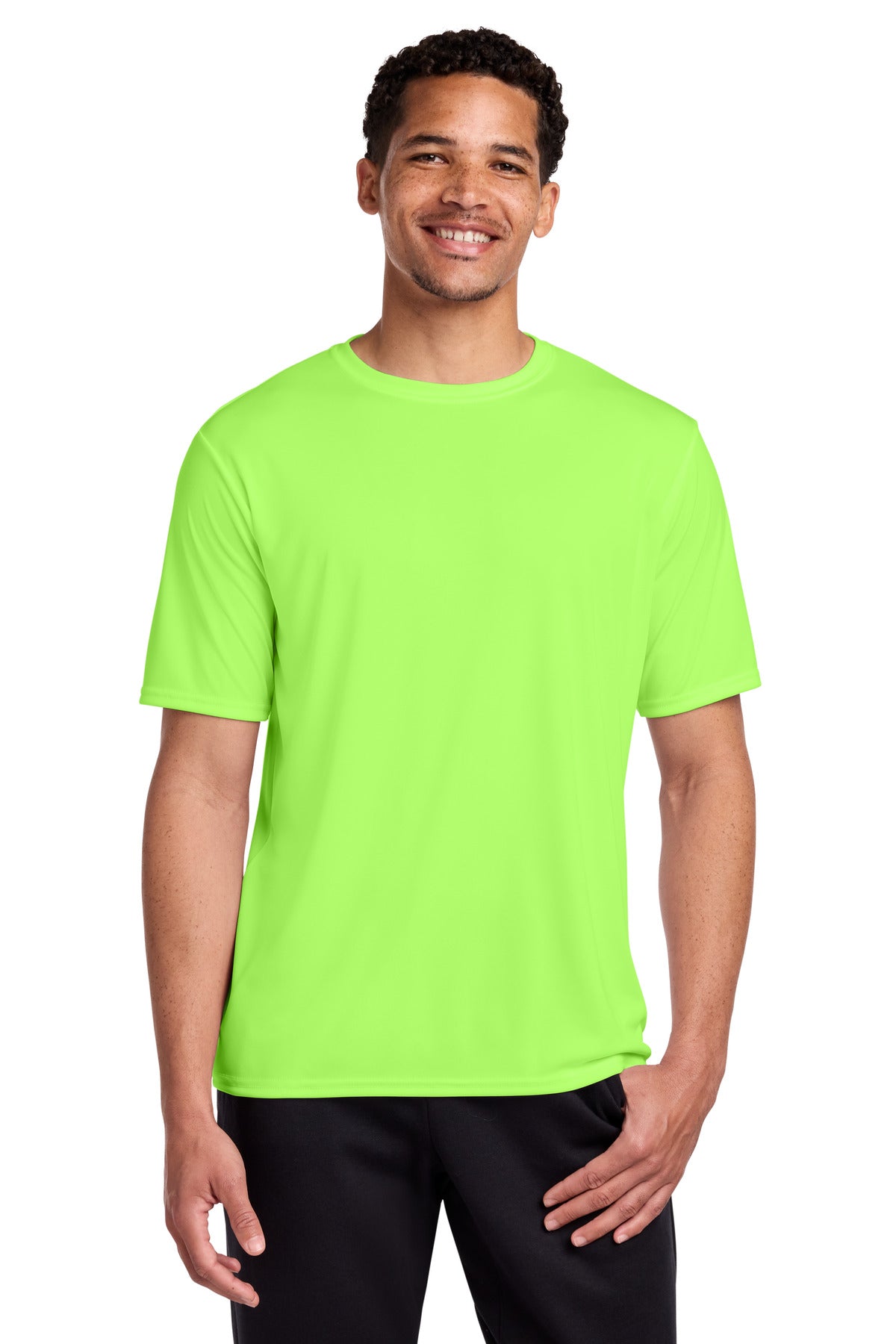 Port & Co Performance Tee. PC380 - Neon Green