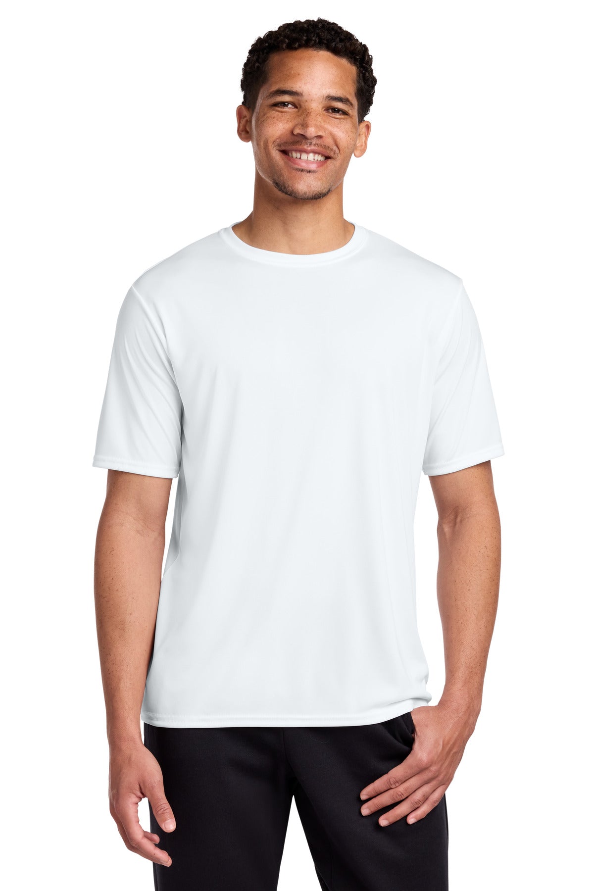 Port & Co Performance Tee. PC380 - White