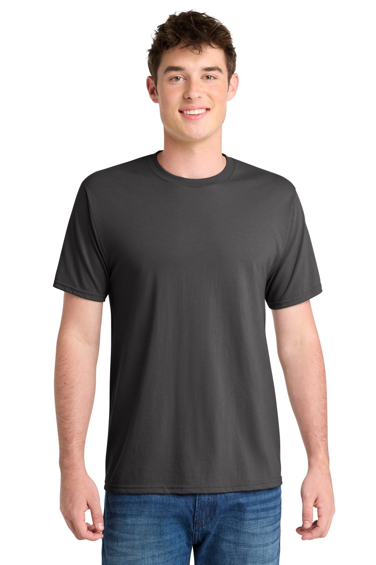 Port & Co Performance Blend Tee. PC381 - Charcoal
