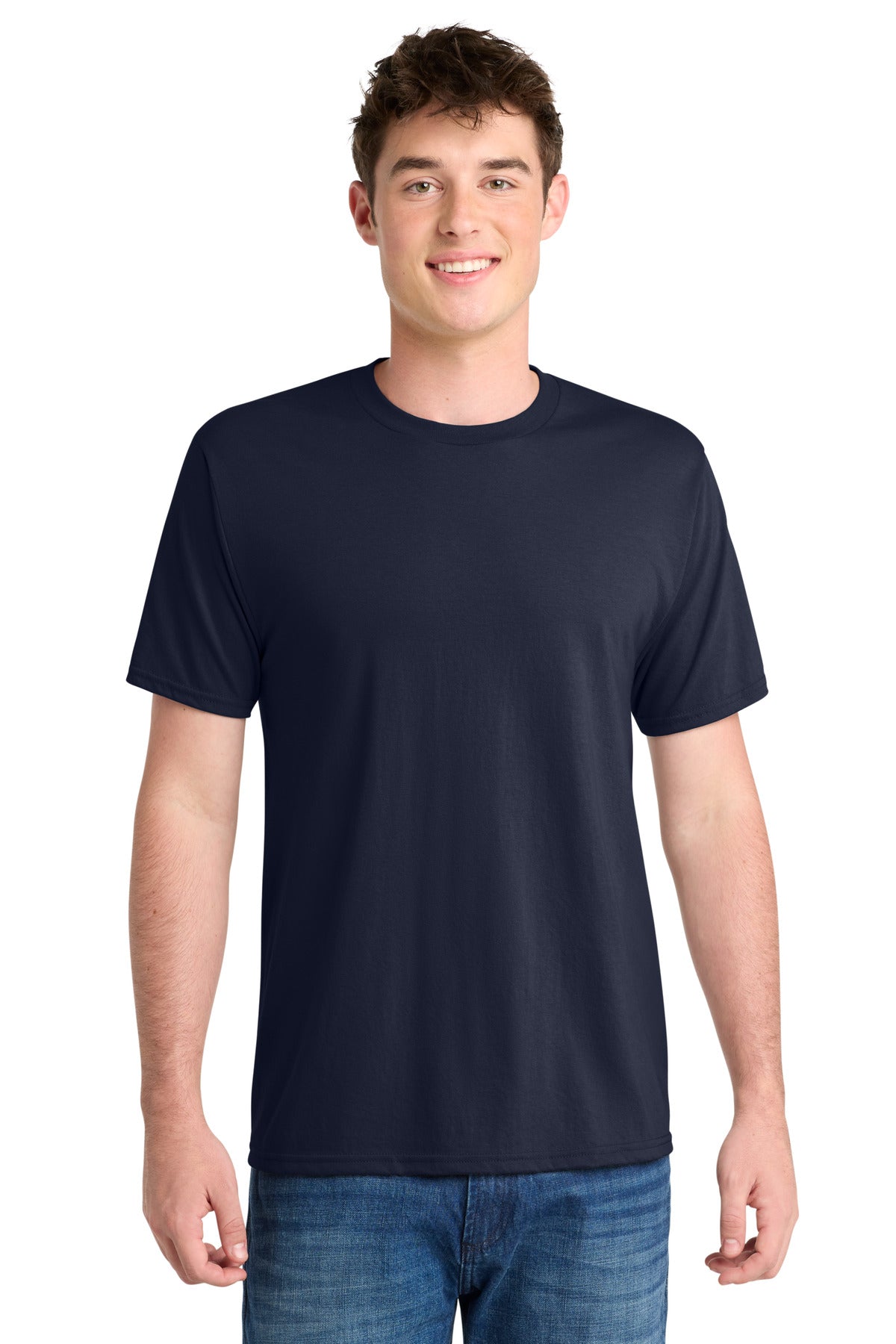 Port & Co Performance Blend Tee. PC381 - Deep Navy