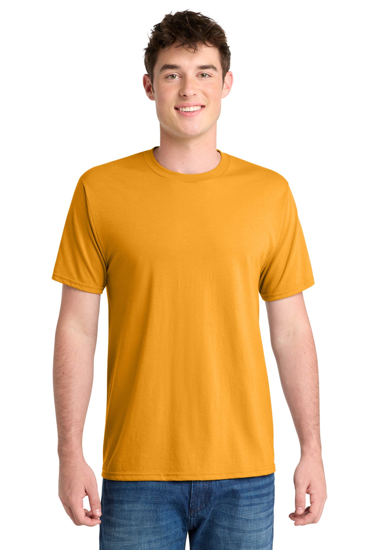 Port & Co Performance Blend Tee. PC381 - Gold