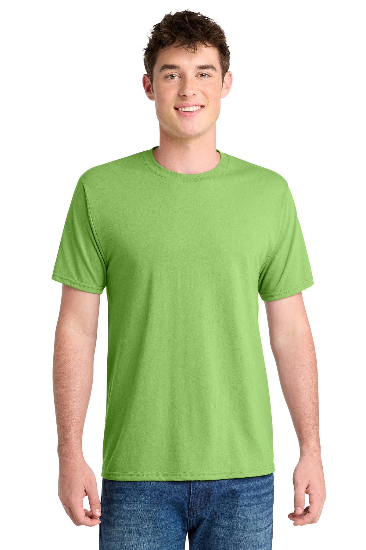 Port & Co Performance Blend Tee. PC381 - Lime