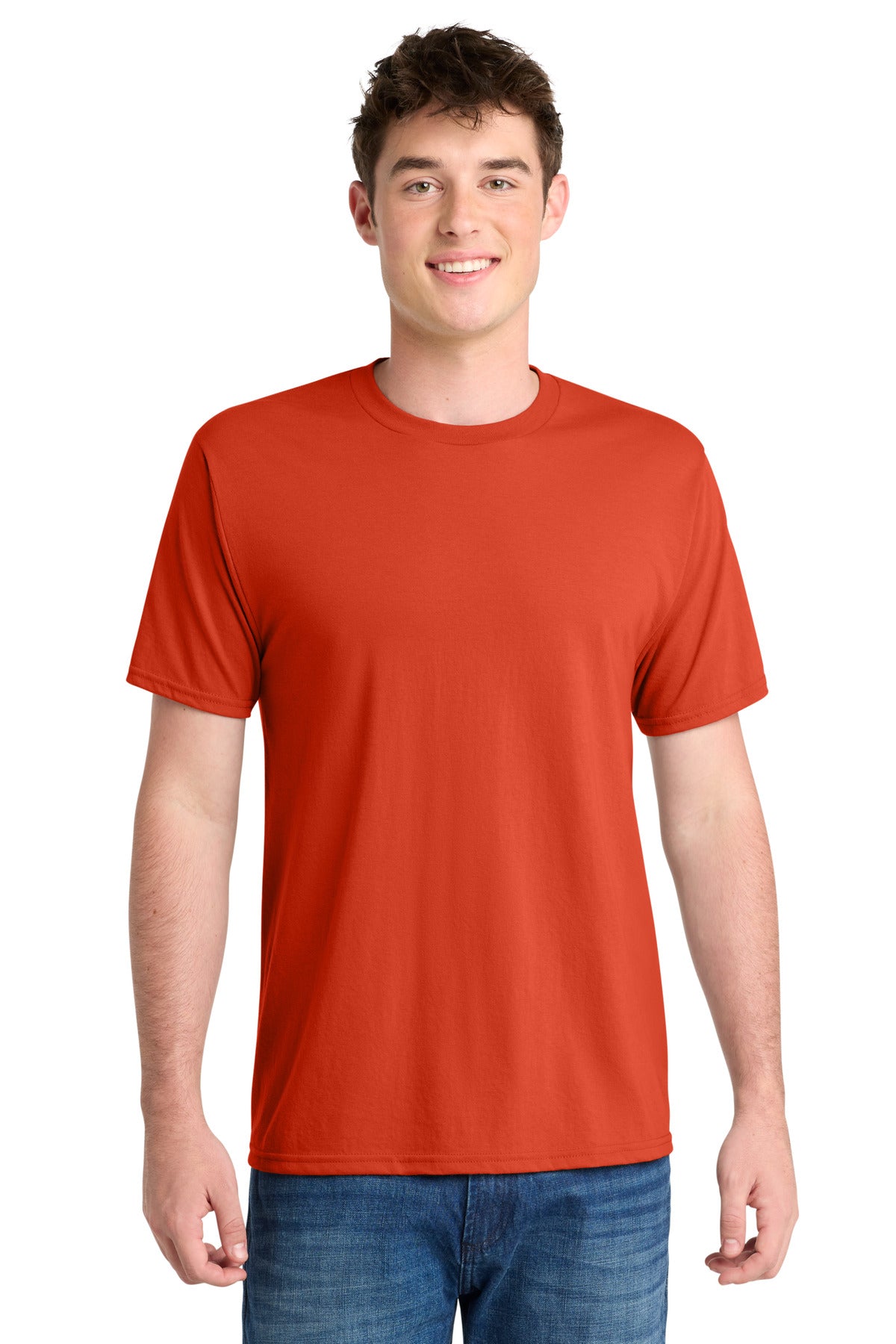 Port & Co Performance Blend Tee. PC381 - Orange