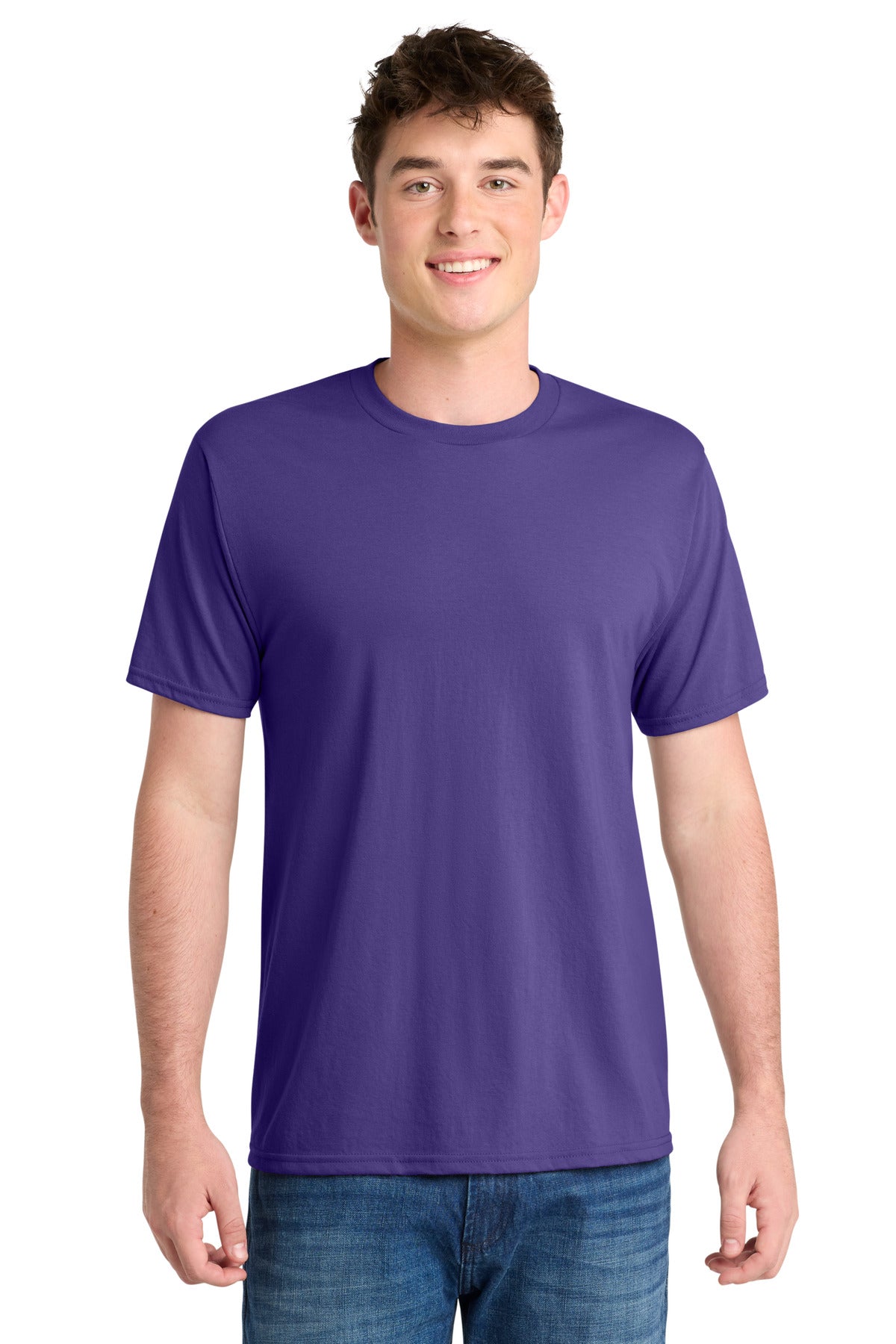 Port & Co Performance Blend Tee. PC381 - Purple
