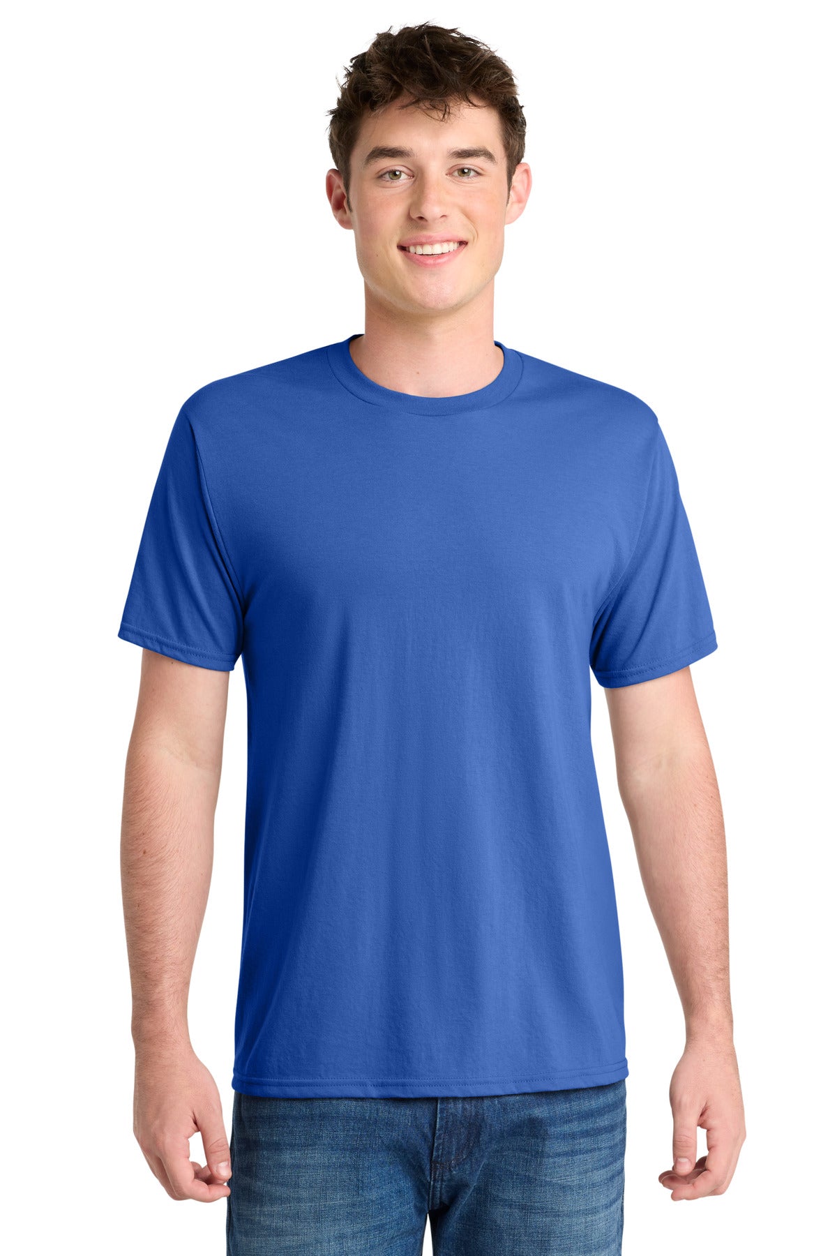 Port & Co Performance Blend Tee. PC381 - True Royal