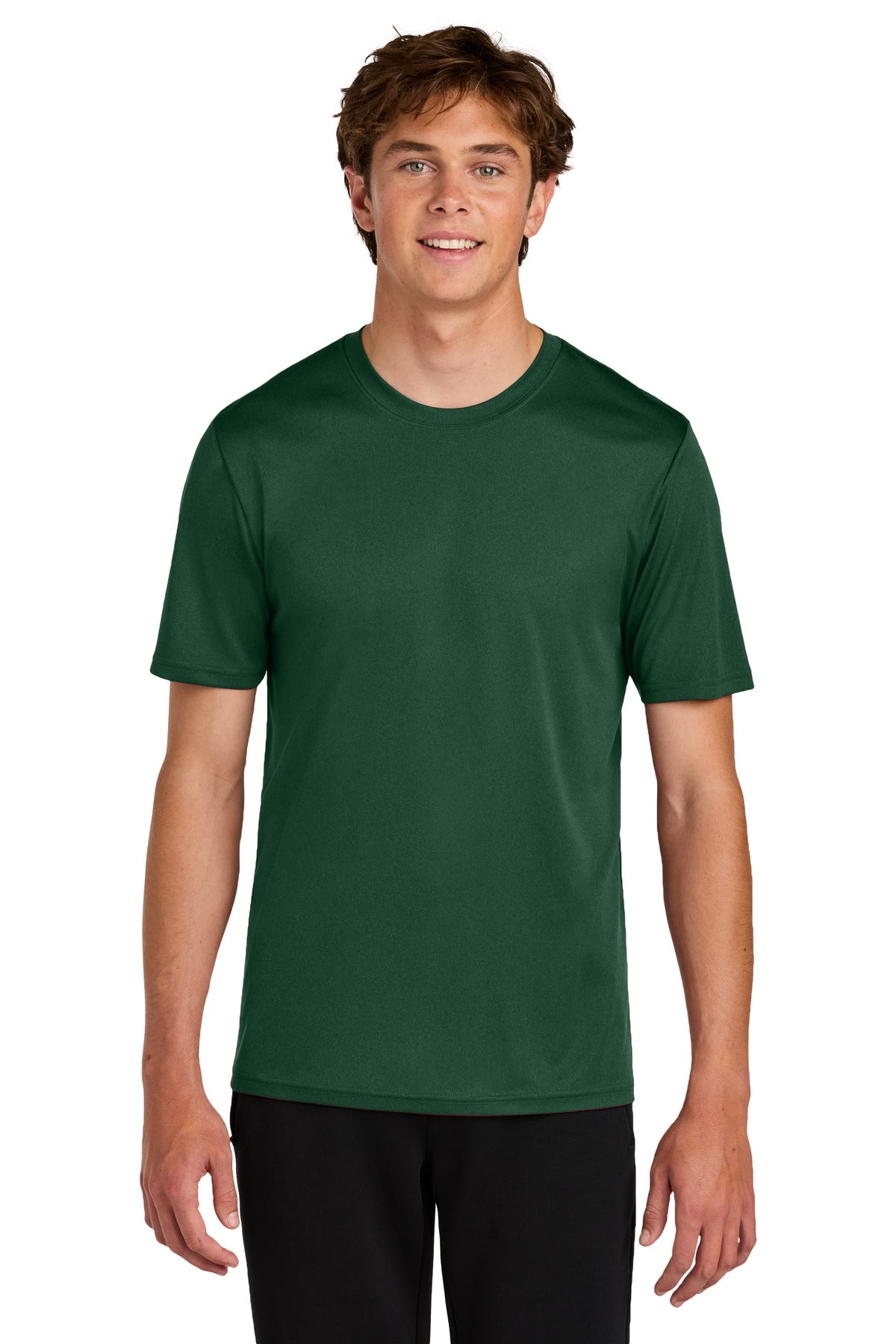 Port & Co Heather Performance Tee PC390 - Vintage Forest Green
