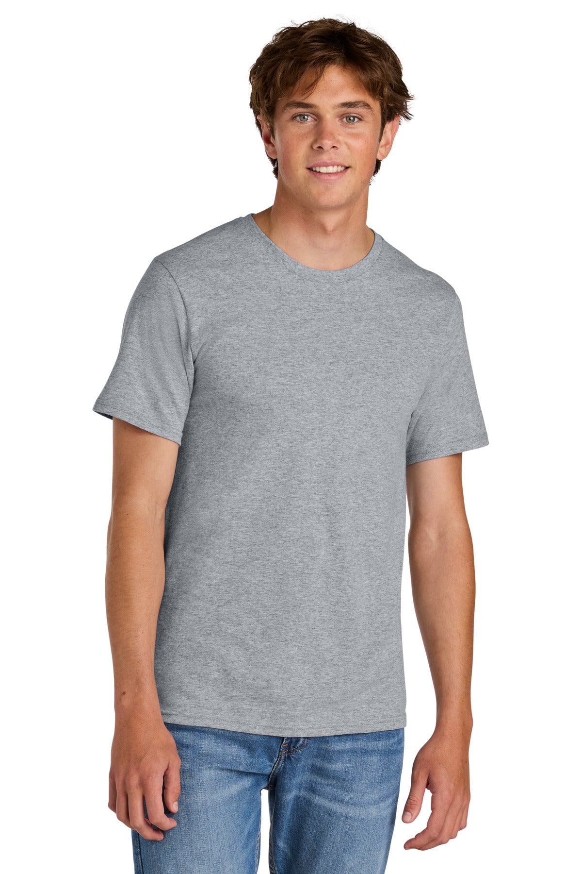 Port & Co Easy Cotton Tee PC43 - Athletic Heather
