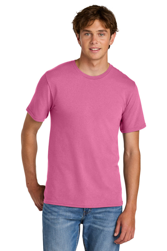 Port & Co Easy Cotton Tee PC43 - Awareness Pink