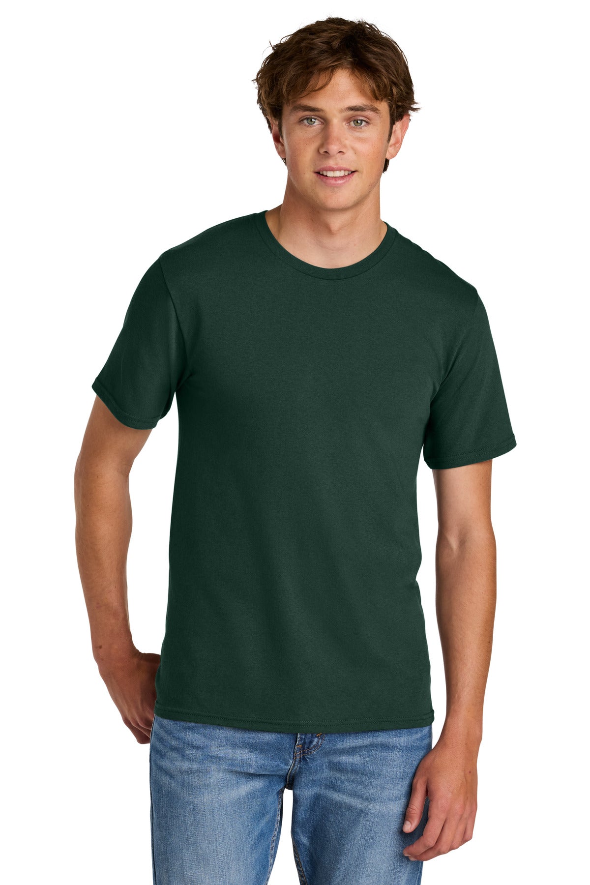 Port & Co Easy Cotton Tee PC43 - Dark Green
