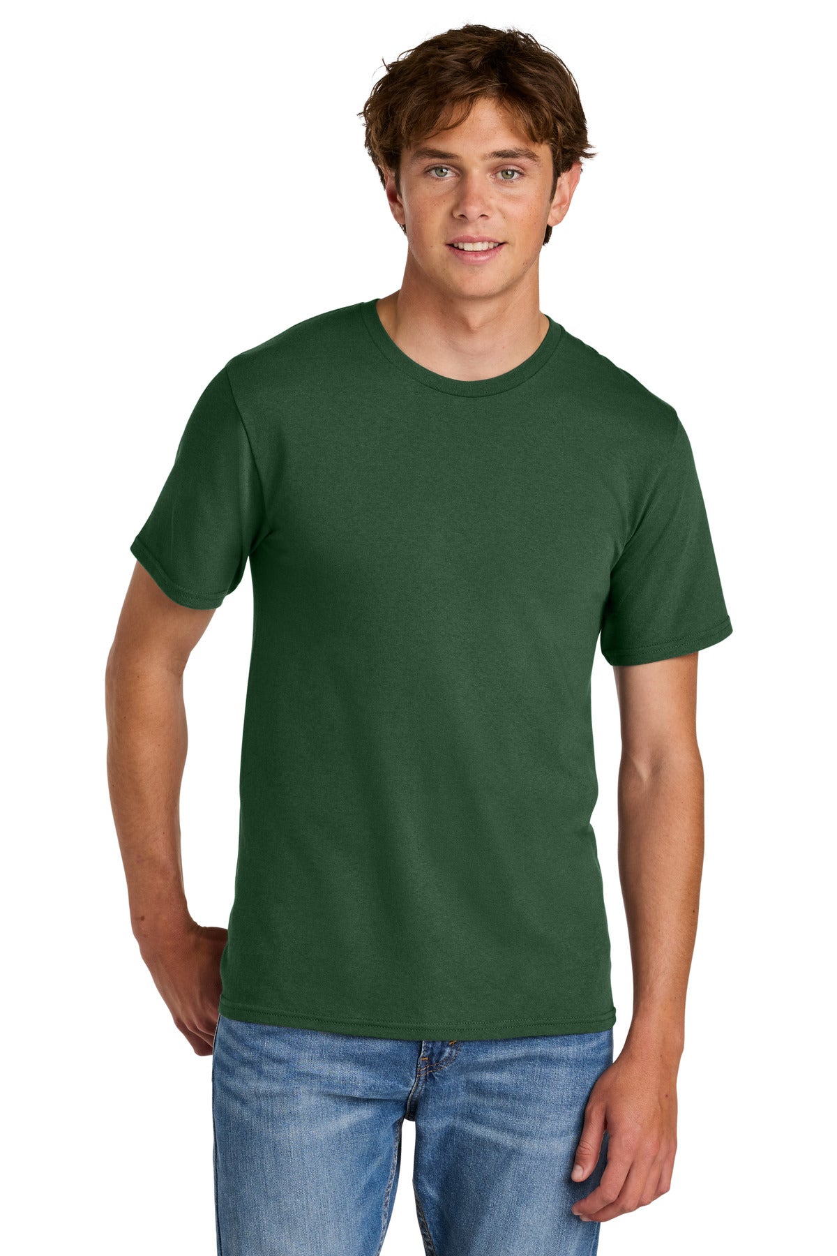 Port & Co Easy Cotton Tee PC43 - Forest Green