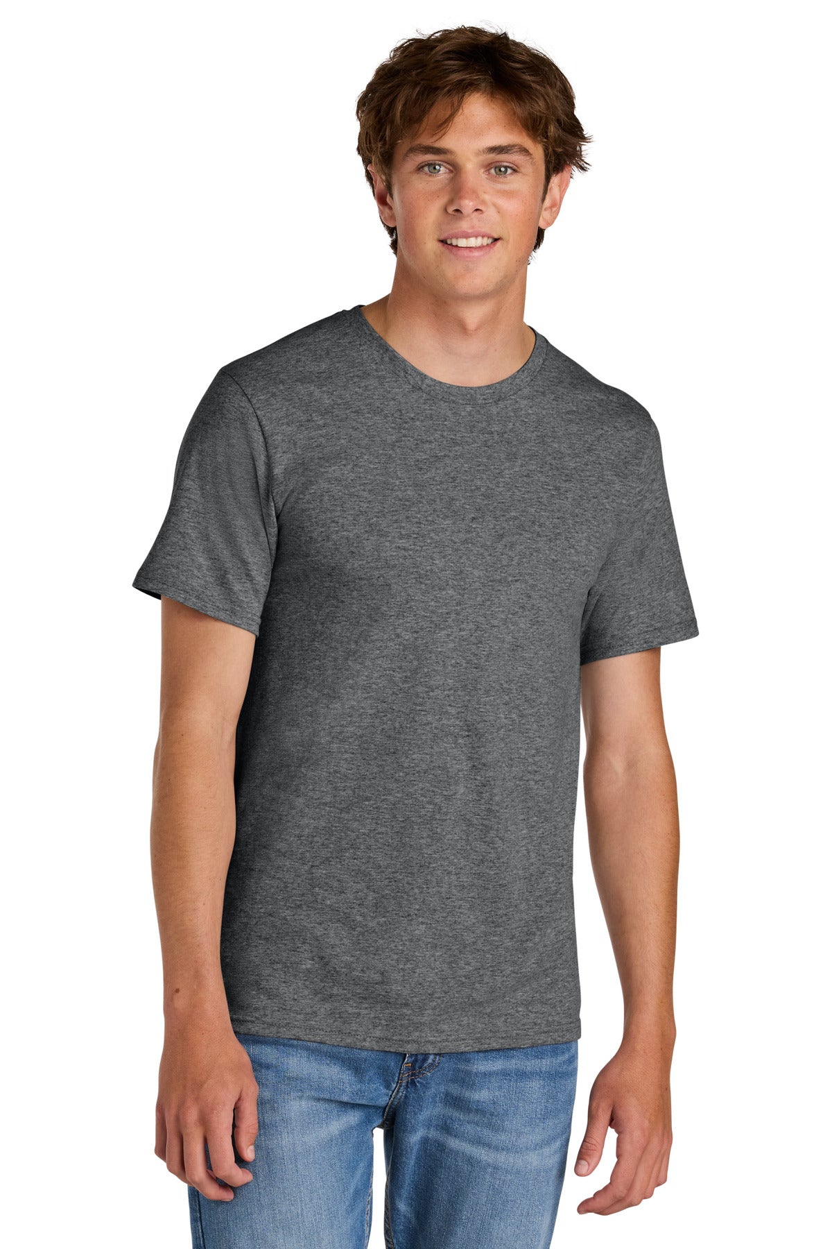 Port & Co Easy Cotton Tee PC43 - Graphite Heather