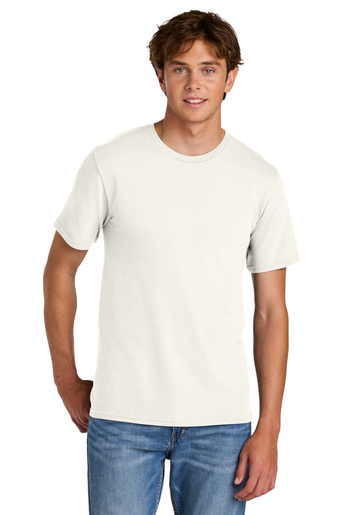 Port & Co Easy Cotton Tee PC43 - Ivory