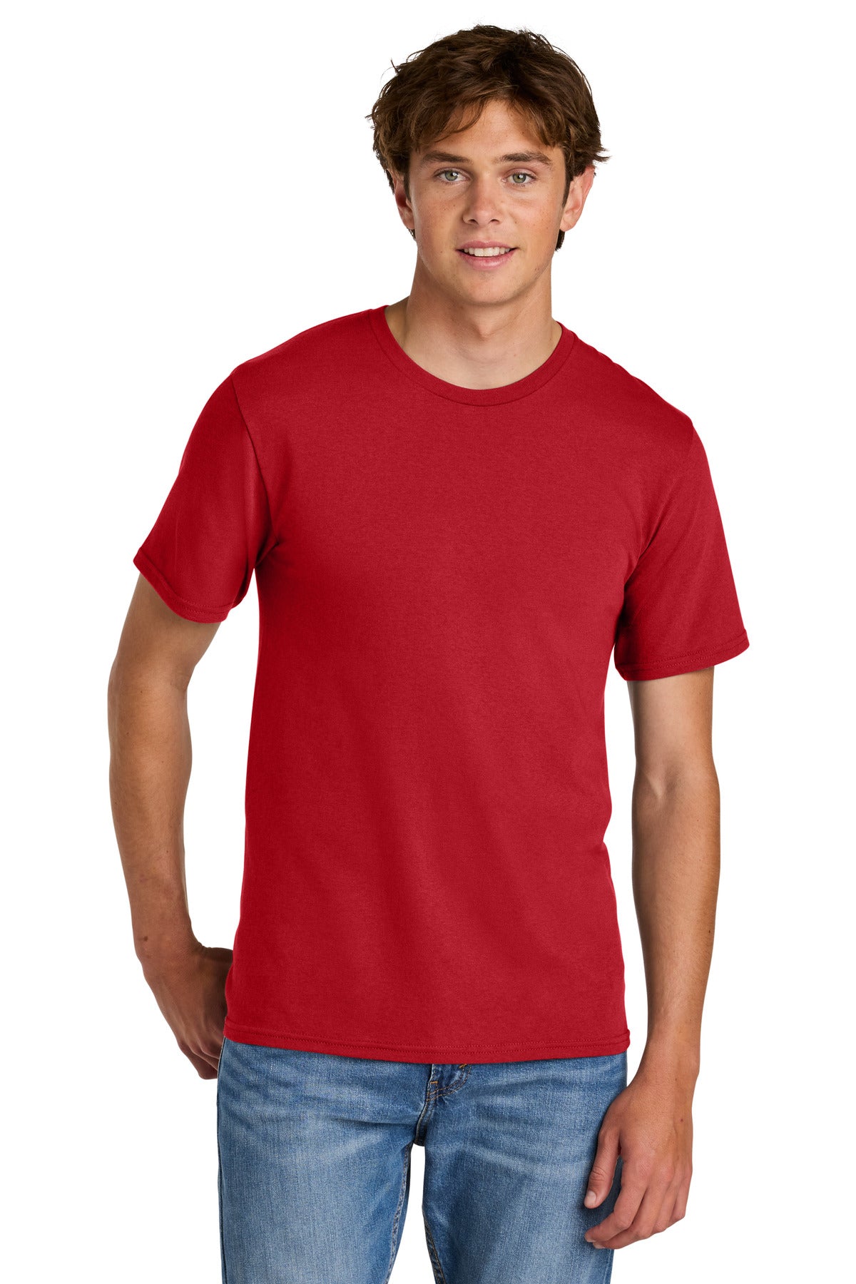 Port & Co Easy Cotton Tee PC43 - Red