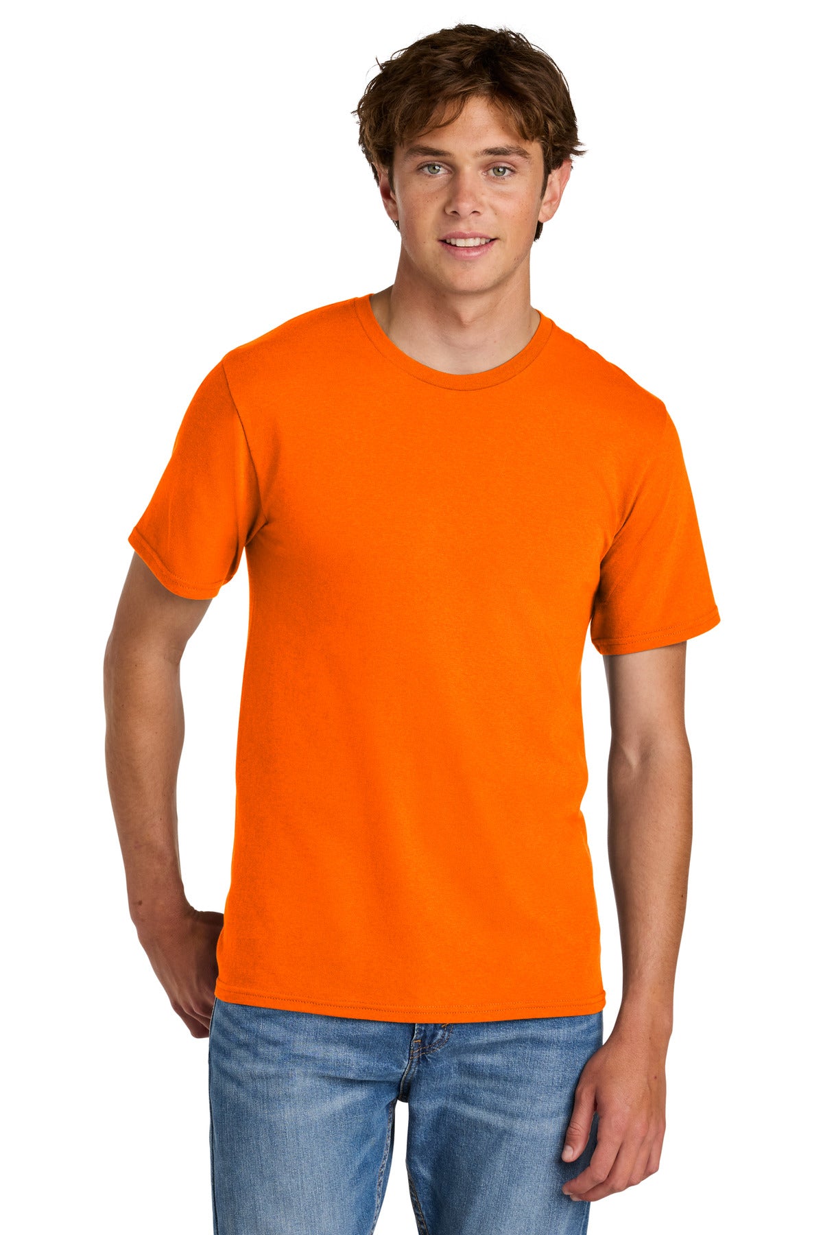 Port & Co Easy Cotton Tee PC43 - S. Orange