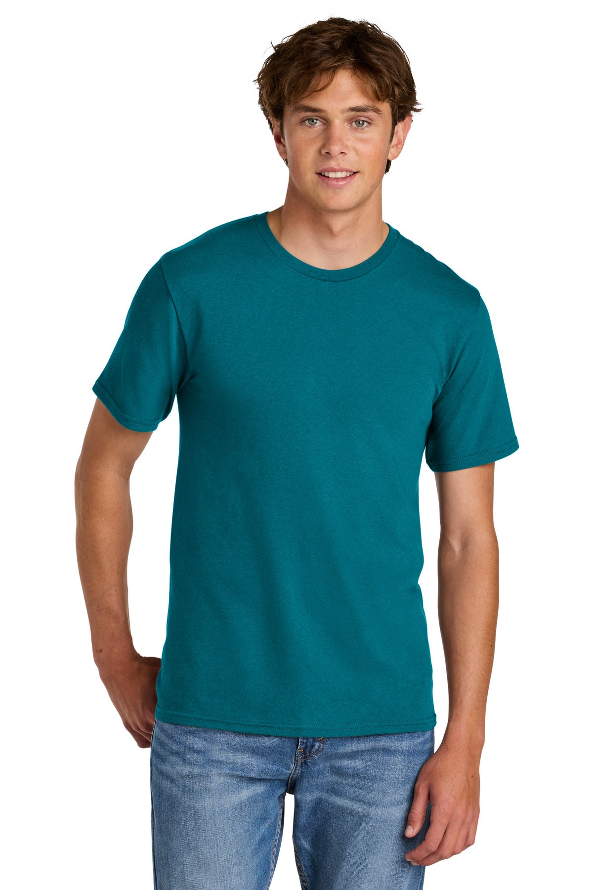 Port & Co Easy Cotton Tee PC43 - Teal