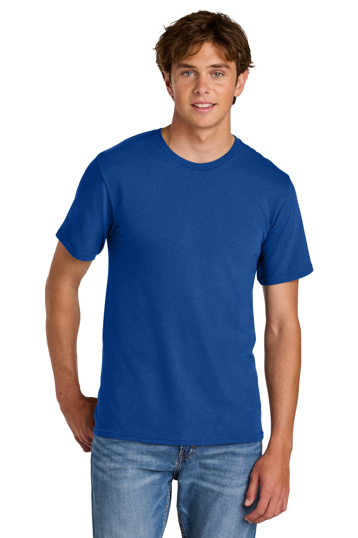 Port & Co Easy Cotton Tee PC43 - True Royal