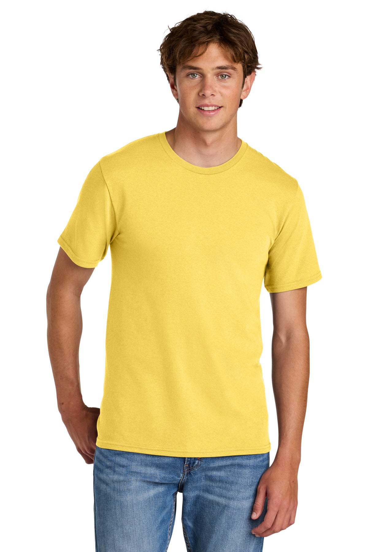 Port & Co Easy Cotton Tee PC43 - Yellow