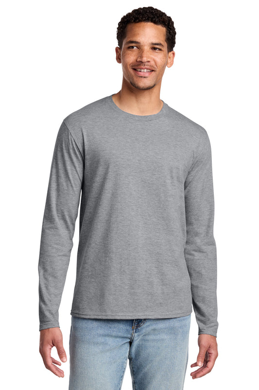 Port & Co Long Sleeve Fan Favorite Tee. PC450LS - Athletic Heather