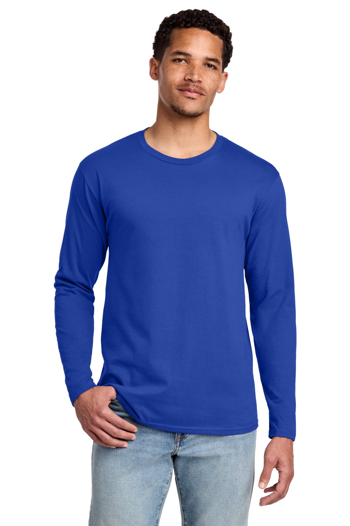 Port & Co Long Sleeve Fan Favorite Tee. PC450LS - True Royal