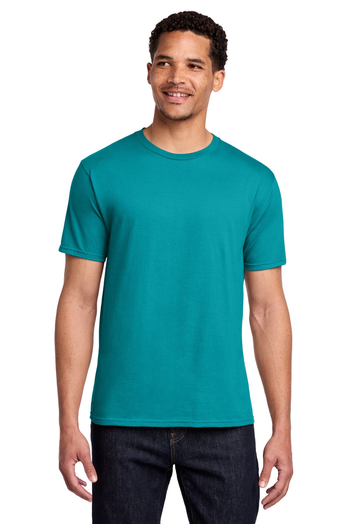 Port & Co Fan Favorite Tee. PC450 - Bright Aqua