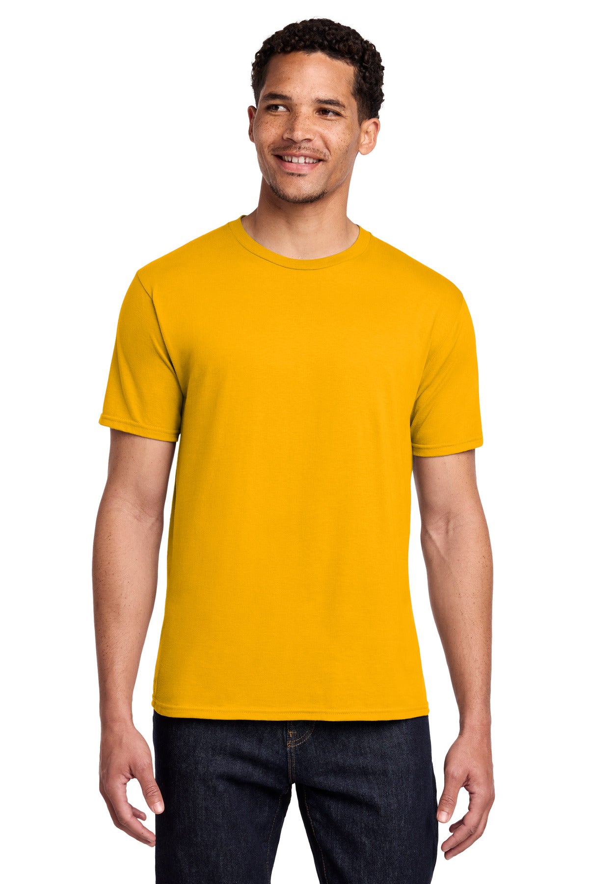 Port & Co Fan Favorite Tee. PC450 - Bright Gold