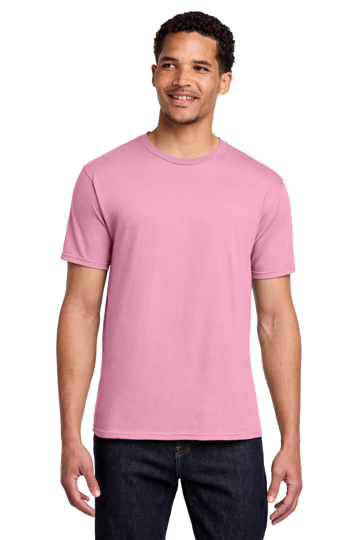 Port & Co Fan Favorite Tee. PC450 - Candy Pink